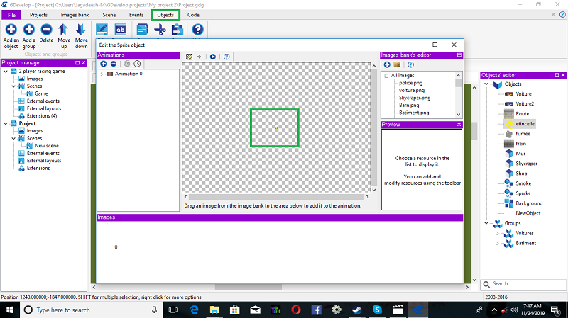City Race 3D Game Build Using gdevelop